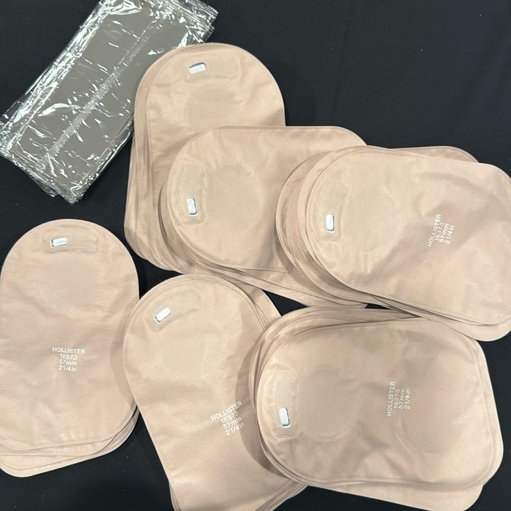 Hollister (59) 2 1/4” Closed Opaque Pouches w Filter #18373 OSTOMY FUNDRAISER